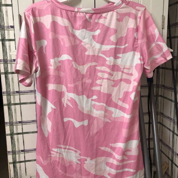 Pink Camo Dryfit Tshirt - Picture 2 of 3